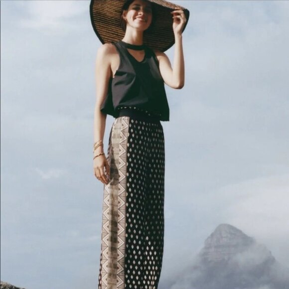 Maeve by Anthropologie Pants XS Rooibus Wide Leg Cropped - Picture 1 of 8